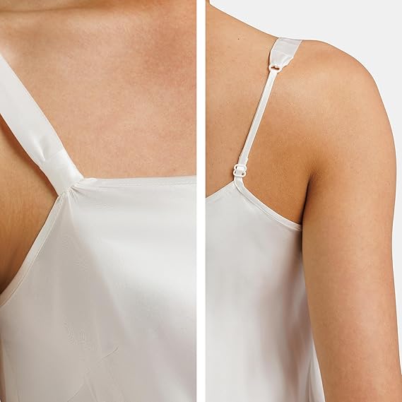 Fishers Finery Women’s 100% Pure Mulberry Silk Chemise Nightgown – Luxury Sleepwear